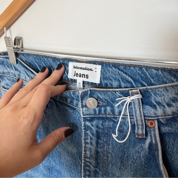Reformation Val 90’s Jeans Size 30 NWT - Picture 5 of 7